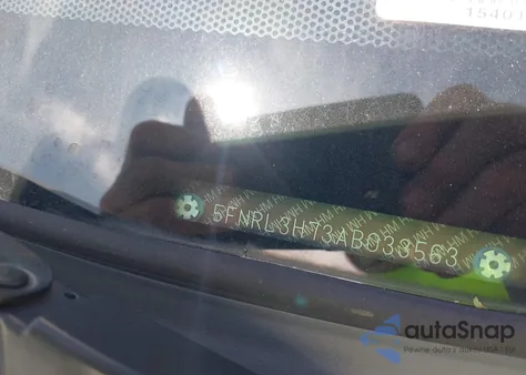 2010 Honda Odyssey Ex-L из США, поврежденный, VIN 5FNRL3H73AB033563